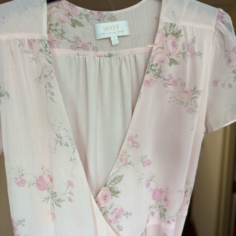 Wayf Natasha Wrap Floral Maxi Dress - Picture 11 of 17